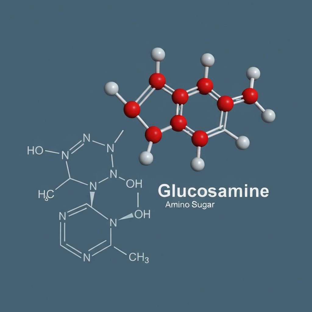 Glucosamine compound molecular structure